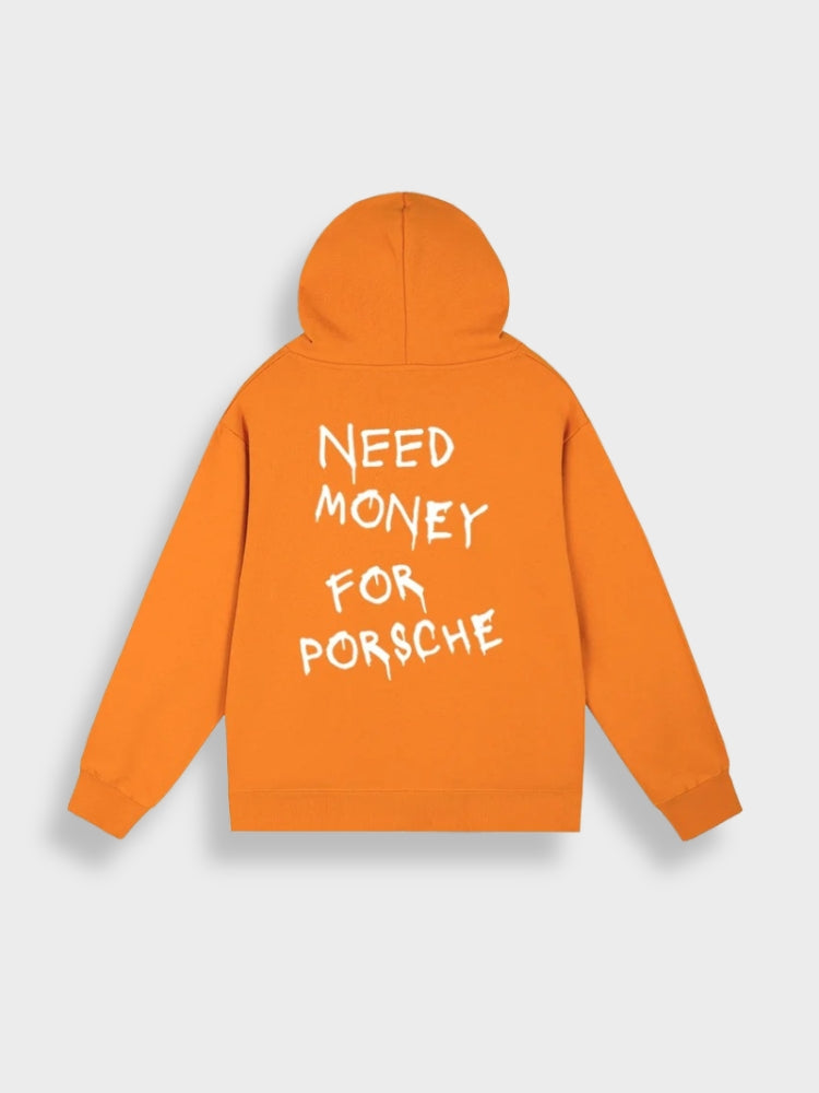 Oversized heren hoodie met print