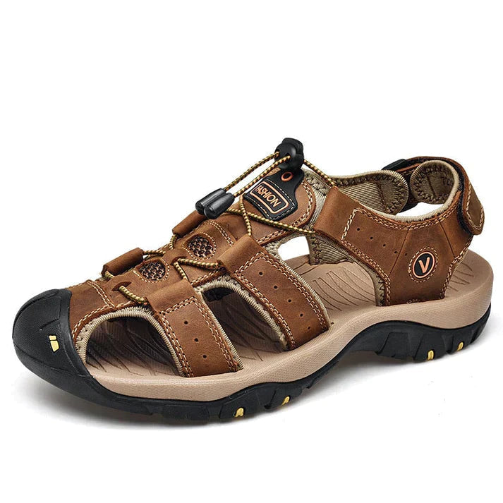 Herensandalen met ergonomisch voetbed en antislipzool