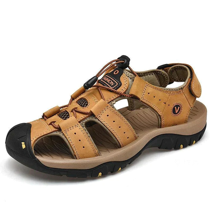 Herensandalen met ergonomisch voetbed en antislipzool