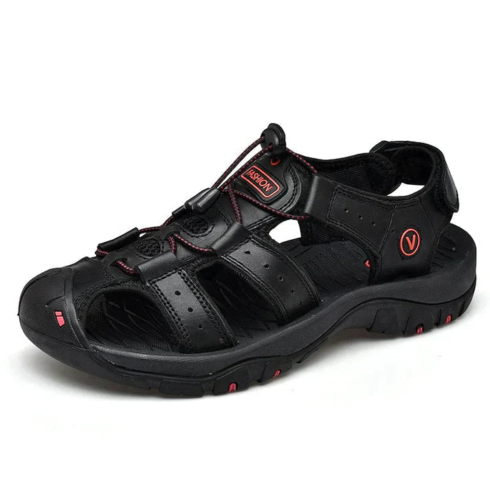 Herensandalen met ergonomisch voetbed en antislipzool