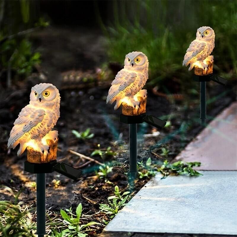 LED lichtgevende tuin uil