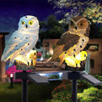 LED lichtgevende tuin uil
