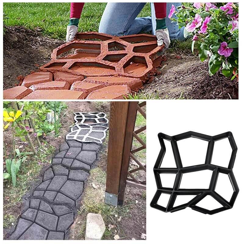 DIY tuinpad mal