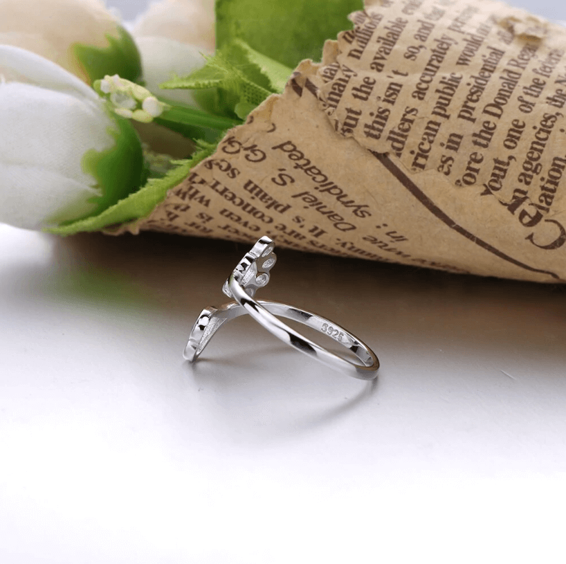 Hartring met pootafdruk