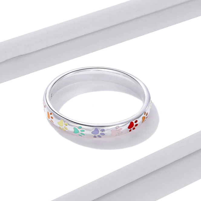 Ring met kattenpootjes — afbeelding 2