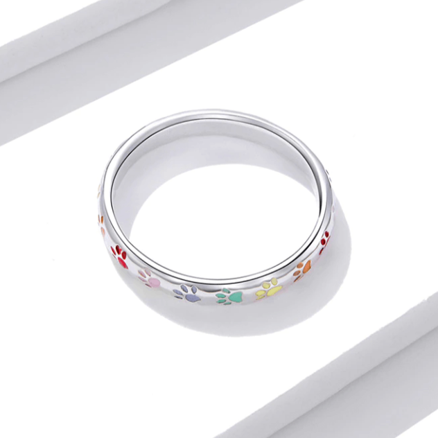 Ring met kattenpootjes — afbeelding 3