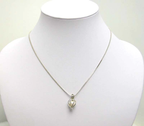 Wens parel hanger ketting – maat: 20" Ketting — afbeelding 7