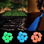 Glow in the dark kiezels – materiaal: Fotoluminescent pigment + milieuvriendelijke hars — afbeelding 5
