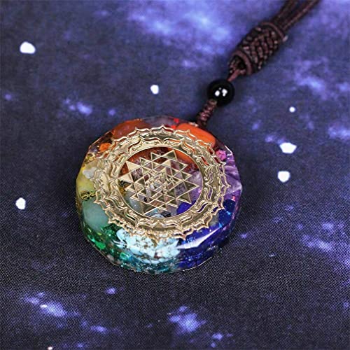 Sri yantra orgoniet chakra ketting