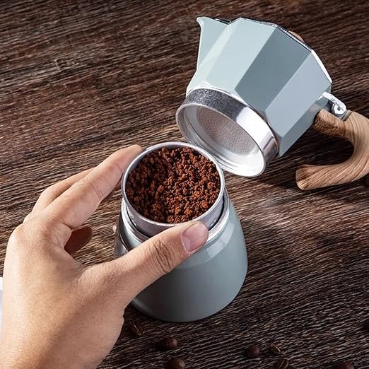 Percolator voor authentieke espresso onderweg