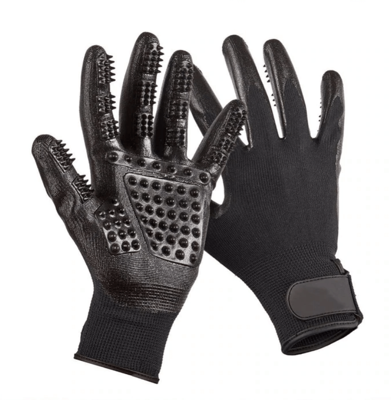 Huisdier ontharingshandschoen – materiaal: Rubber + Net — afbeelding 6