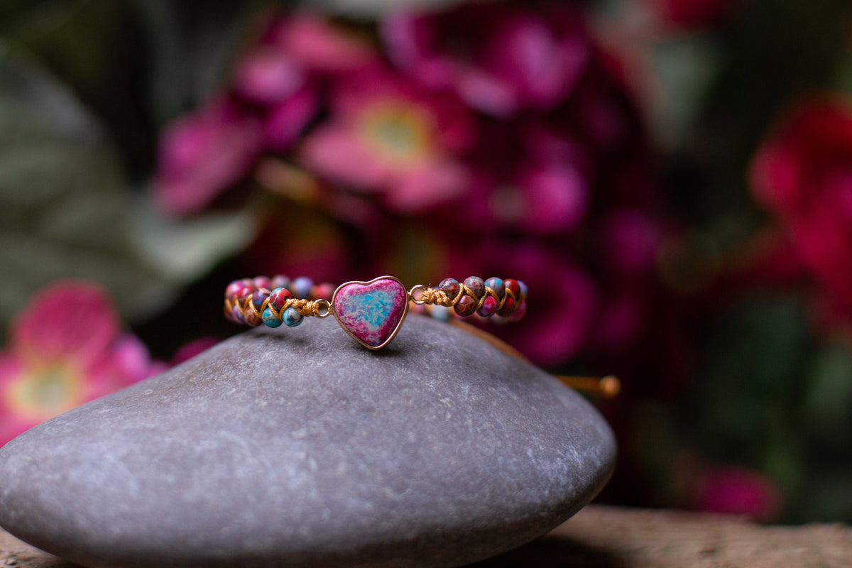 Liefdesband jaspis armband