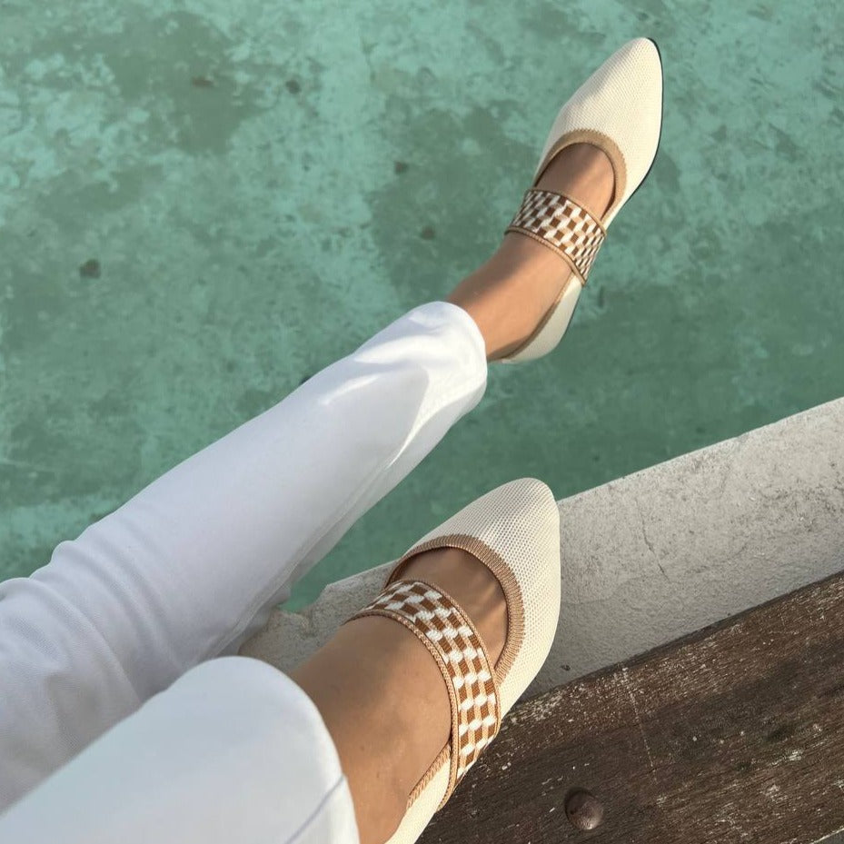 Dames zomerschoenen met spitse neus