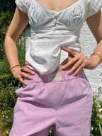 Dames loungebroek met streepdesign