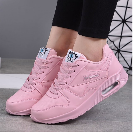 Lichte sneakers van splitleer met luchtkussen