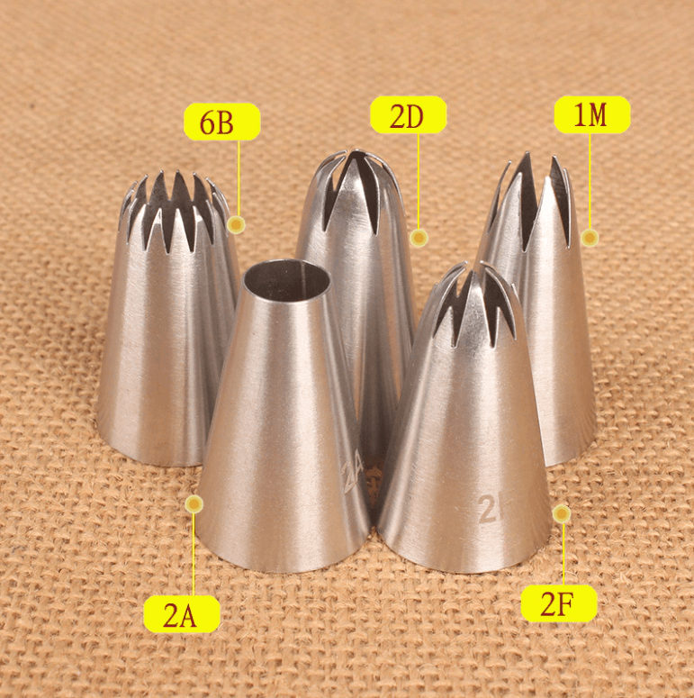 Professionele spuitkopjes set