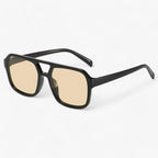 Vintage oversized zonnebril met vierkant frame