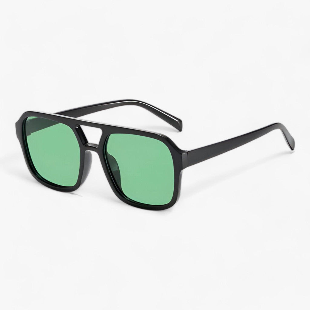 Vintage oversized zonnebril met vierkant frame