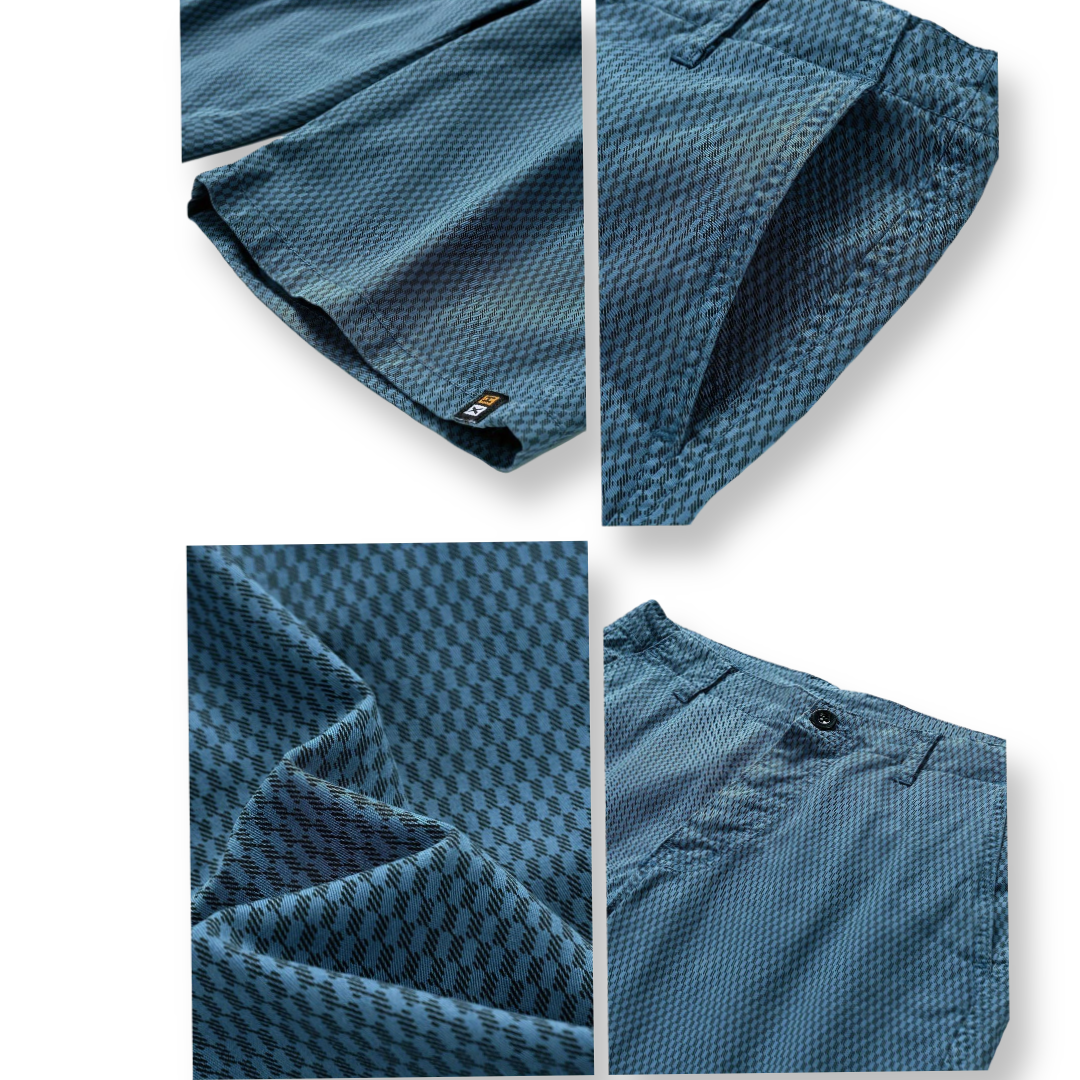 Heren korte broek met verstelbare taille