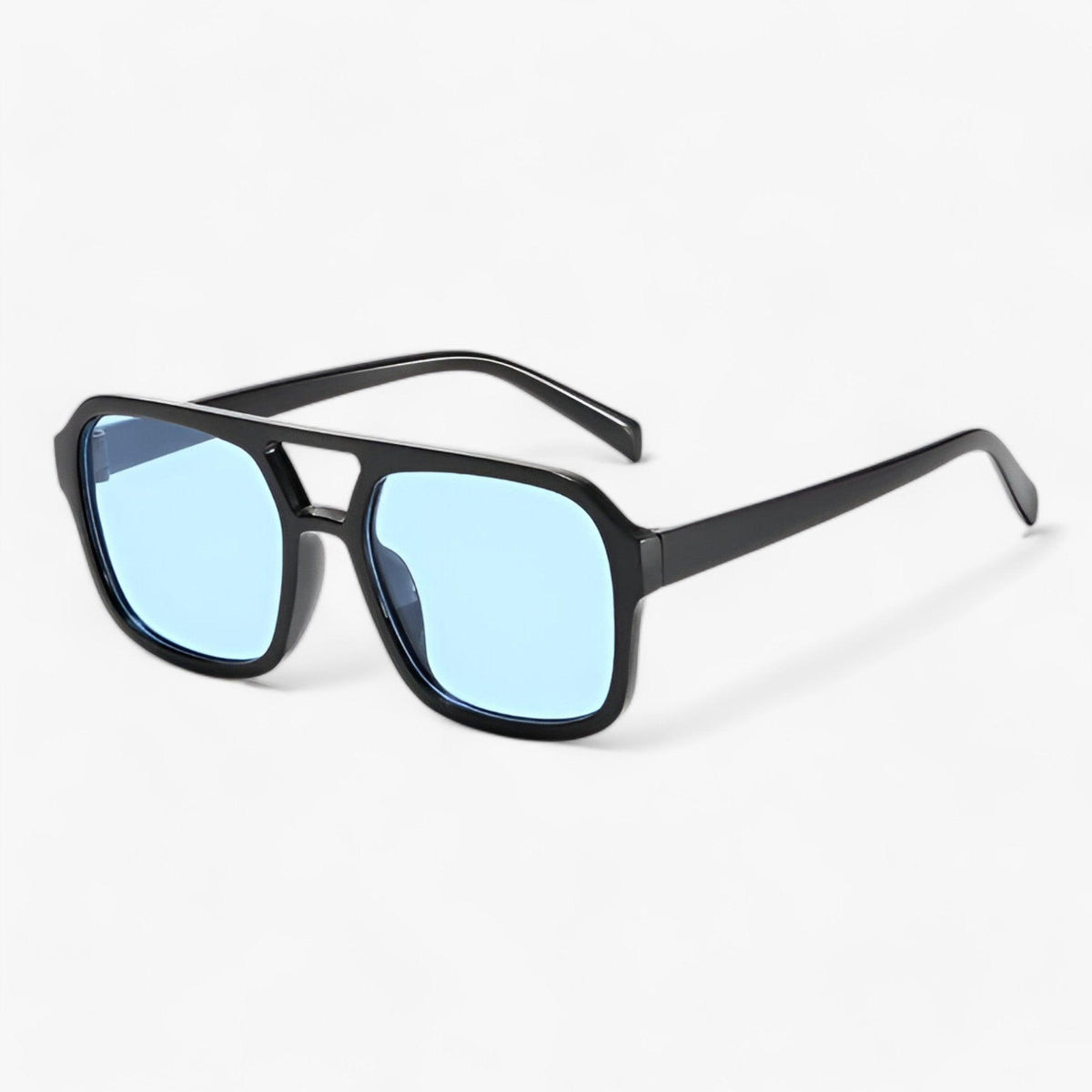 Vintage oversized zonnebril met vierkant frame
