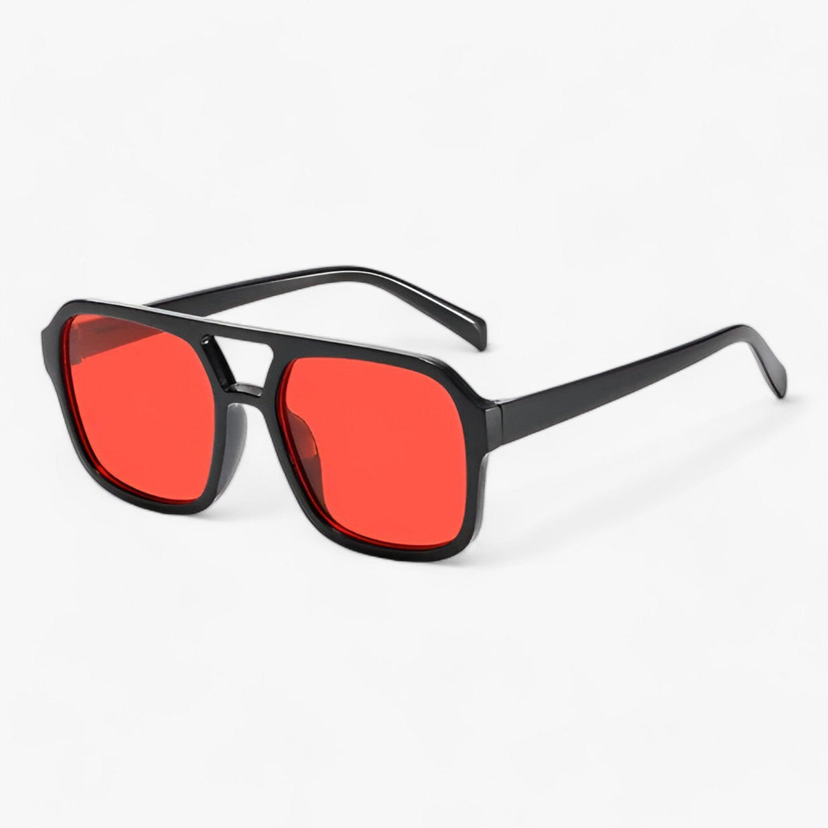 Vintage oversized zonnebril met vierkant frame