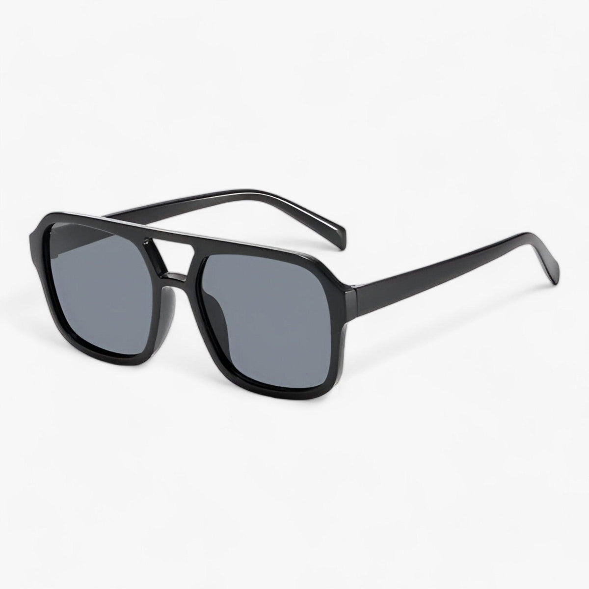 Vintage oversized zonnebril met vierkant frame