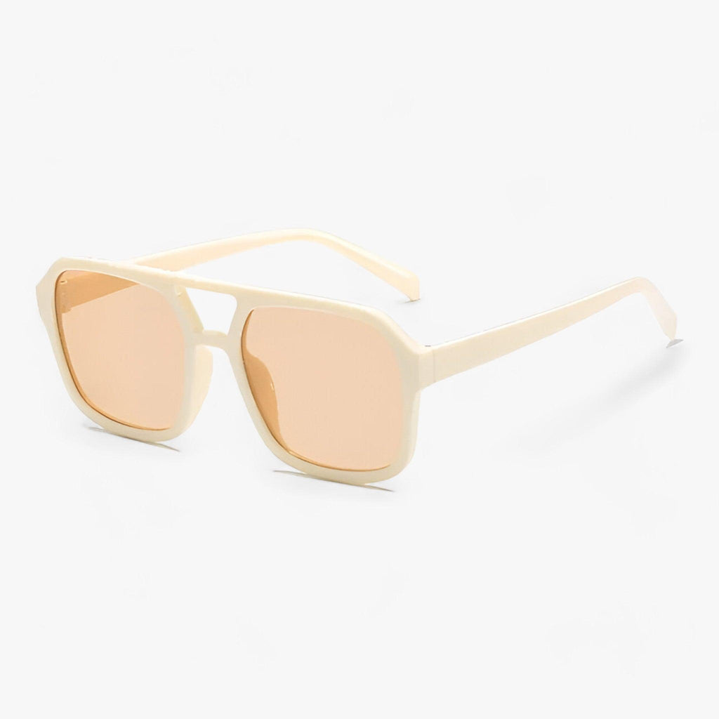 Vintage oversized zonnebril met vierkant frame