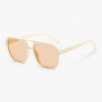 Vintage oversized zonnebril met vierkant frame