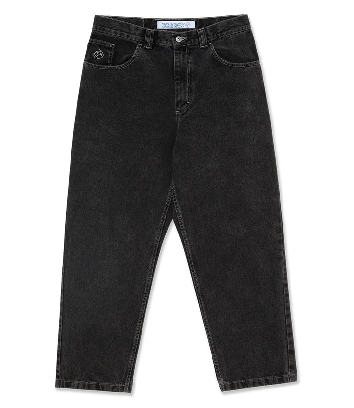 Wijde herenjeans van denim met losse pasvorm