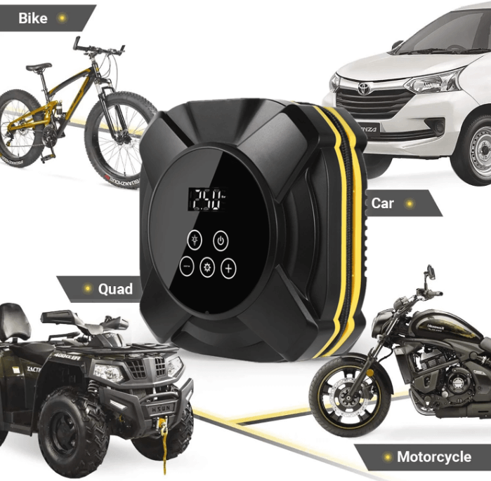 Draagbare compressor – auto pomp – spanning: 12