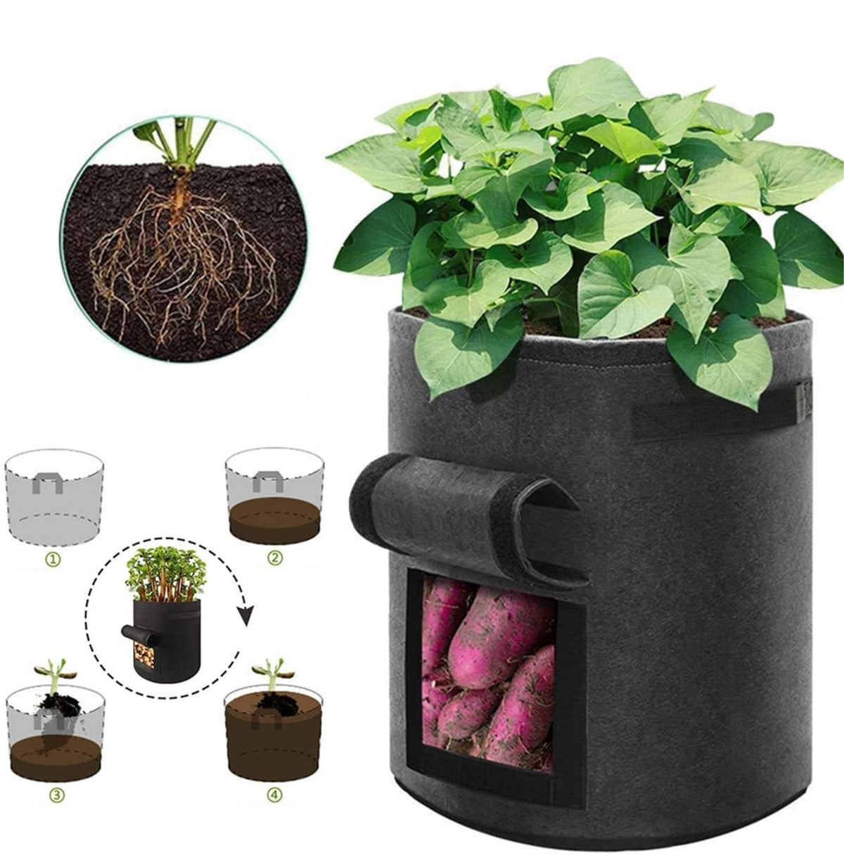 Kweekzak voor aardappelen