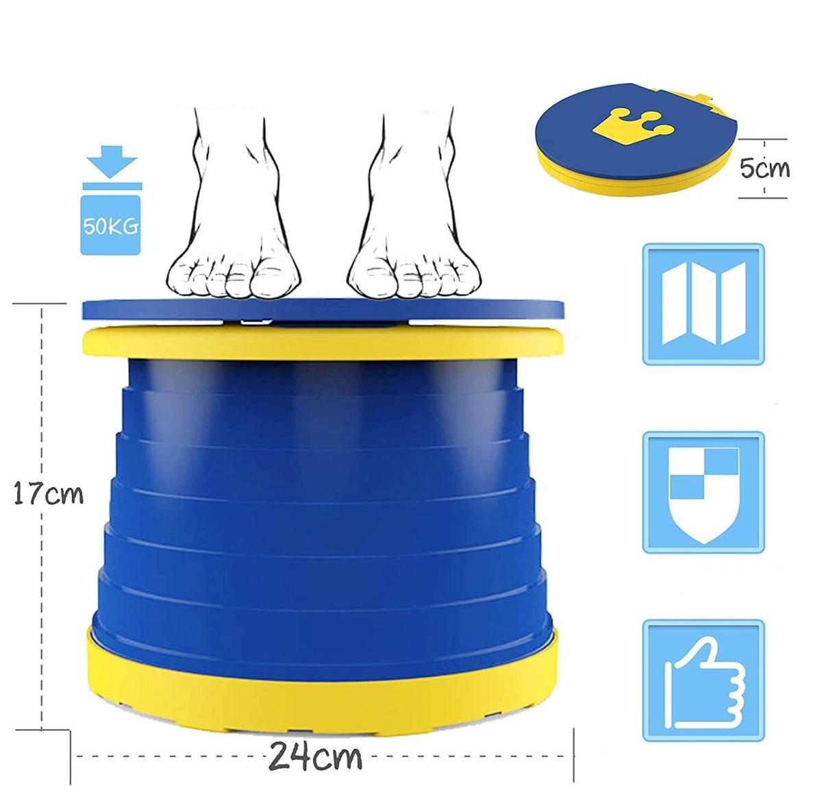 Draagbaar babytoilet