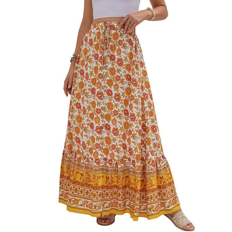 Boho-rok SplitSkirt