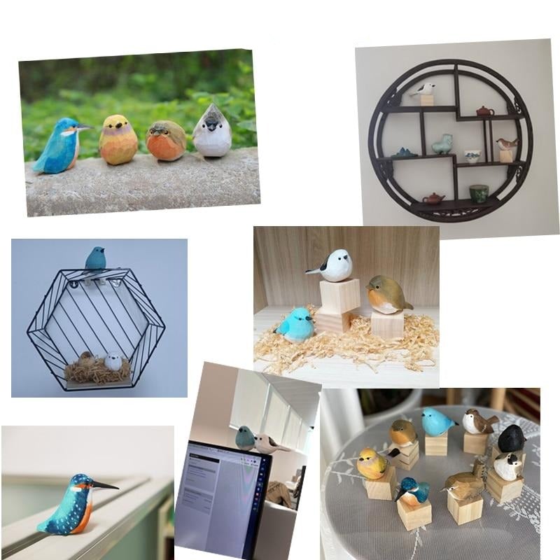 Houten vogels
