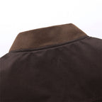 Lichte heren bomber overgangsjas in vintage-look
