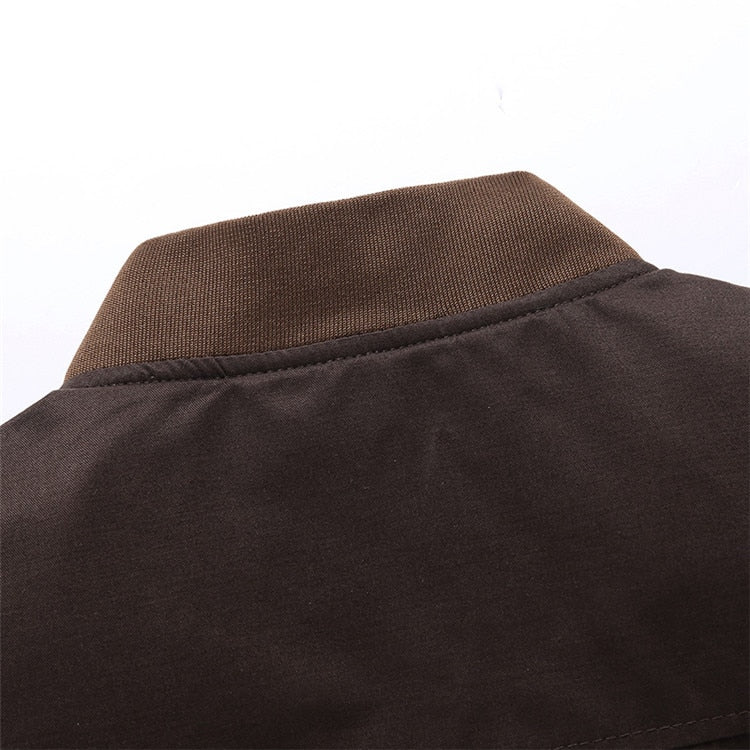 Lichte heren bomber overgangsjas in vintage-look