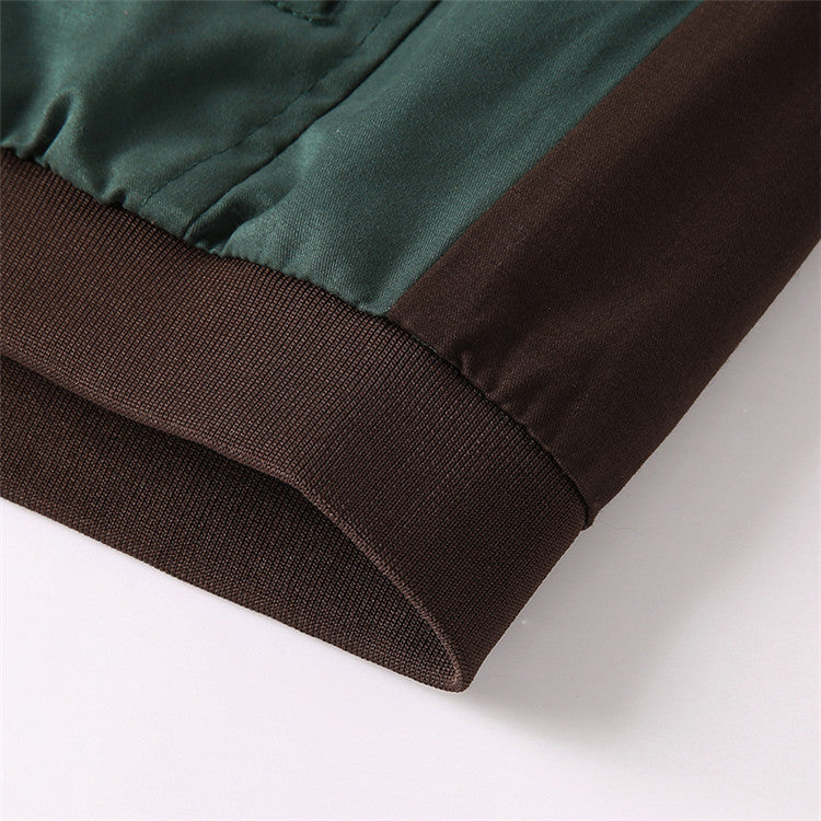 Lichte heren bomber overgangsjas in vintage-look