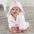 Zachte baby dierenbadjas