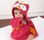 Zachte baby dierenbadjas