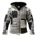 Gebreid patchwork vest voor heren