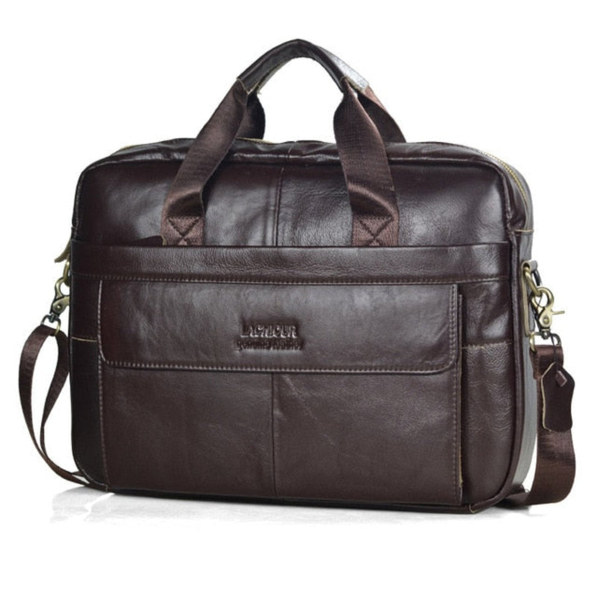 Leren laptoptas – Noor