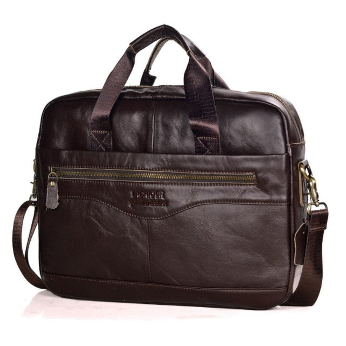 Leren laptoptas – Noor