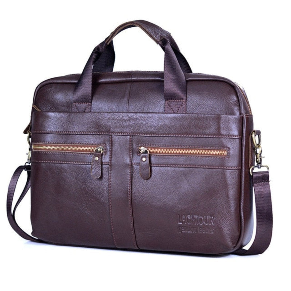 Leren laptoptas – Noor