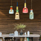 Gekleurde plafondlamp