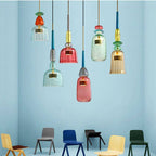 Gekleurde plafondlamp