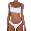 Bikini met verstelbare bandjes en flexibele pasvorm
