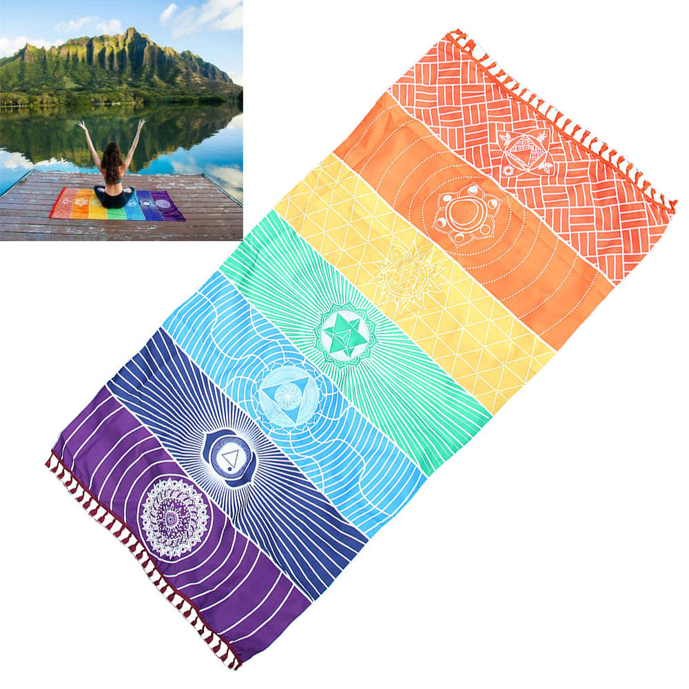 Yogakleed met de zeven chakra’s