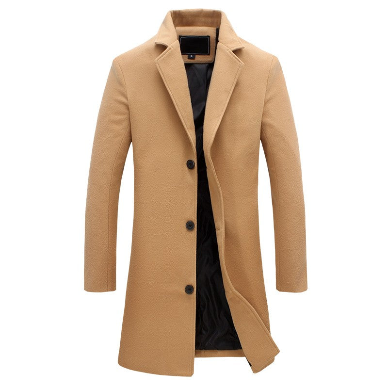 Edward | Getailleerde herenwintertrenchcoat