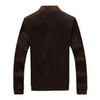 Lichte heren bomber overgangsjas in vintage-look