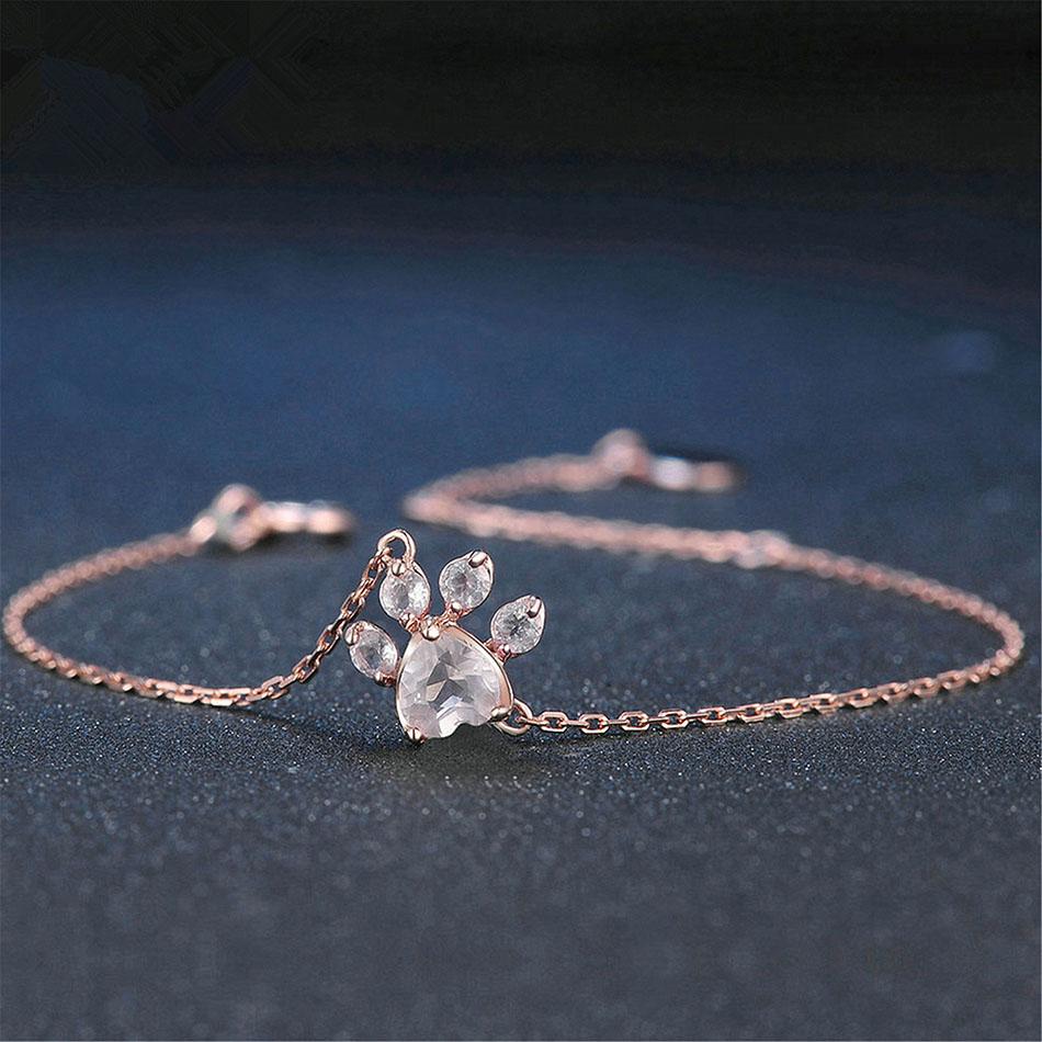Armband van rozenkwarts